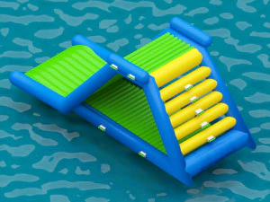 Aqua inflatable Trampoline - 5 Different Model 3D Model