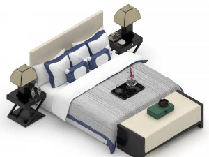 Bed Collection - 25 Different Models 3D Model