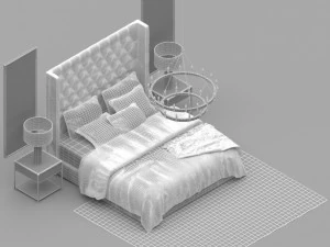 Bed Collection - 25 Different Models 3D Model