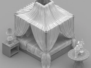 Bed Collection - 25 Different Models 3D Model