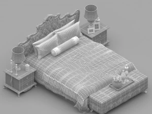 Bed Collection - 25 Different Models 3D Model