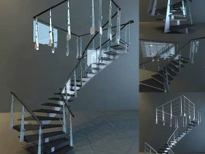Stair Collection - 25 Different Model 3D Model