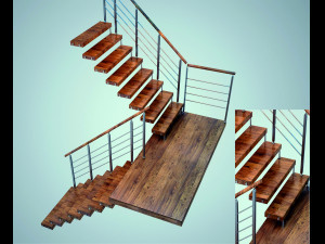 Stair Collection - 25 Different Model 3D Модель