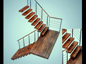 Stair Collection - 25 Different Model 3D Model