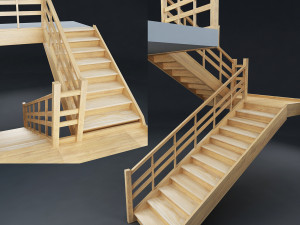 Stair Collection - 25 Different Model 3D Модель
