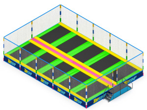 Trampoline 3D-Modell