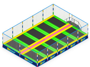 Trampoline 3D-Modell