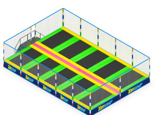 Trampoline 3D-Modell
