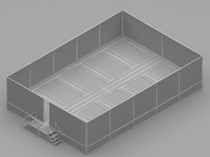 Trampoline 3D-Modell