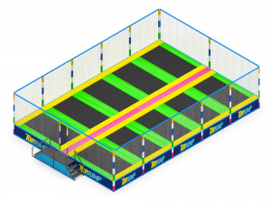 Trampoline 3D-Modell