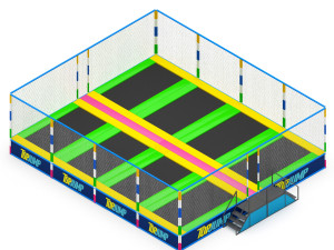 Trampoline Modelo 3D