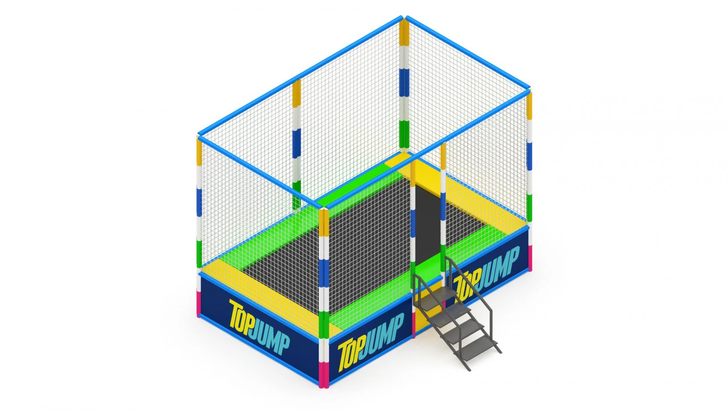 Trampoline 3D Model .c4d .max .obj .3ds .fbx .stl .blend 