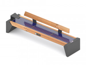 Smart Solar Bench 3D Model
