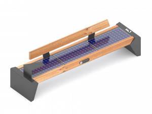Smart Solar Bench 3D Модель
