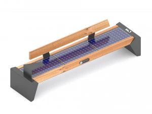 Smart Solar Bench 3D Model