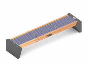 Smart Solar Bench 3D Модель