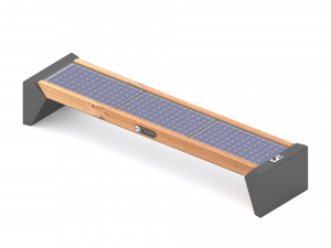 Smart Solar Bench 3D Модель