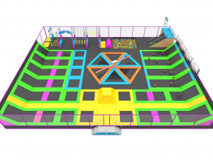 Trampoline Park Model 3D