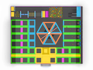 Trampoline Park 3D Model
