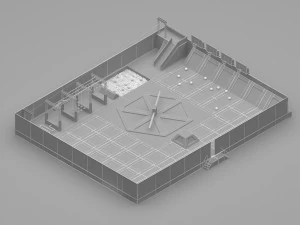 Trampoline Park 3D Model