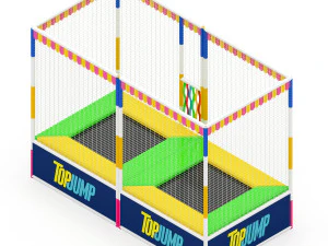 Trampolino Modello 3D