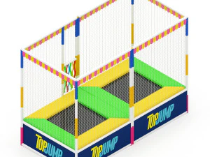 Trampolino Modello 3D