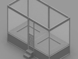 Trampolino Modello 3D