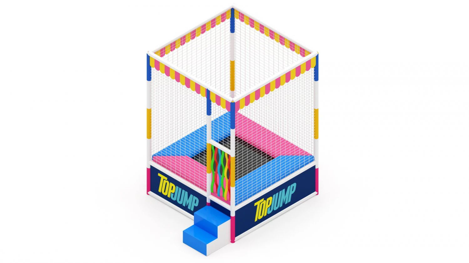 Trampoline 3D Model .c4d .max .obj .3ds .fbx .stl .blend 