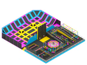 Trampoline Park 3D Model