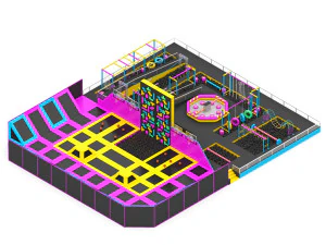 Trampoline Park 3D Model