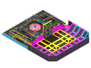 Trampoline Park 3D मॉडल