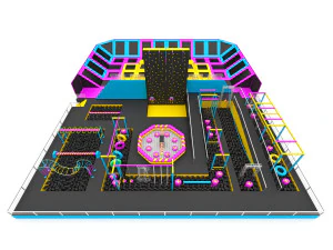 Trampoline Park 3D Model