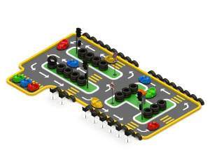 Kids Car Track 3D Model