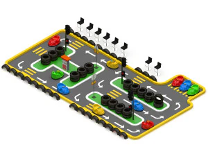 Kids Car Track 3D Model