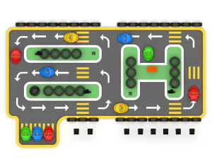 Kids Car Track 3D Model