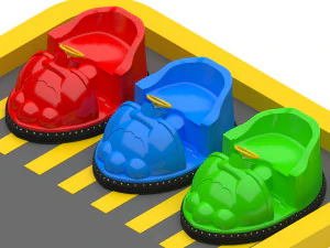 Kids Car Track 3D Model