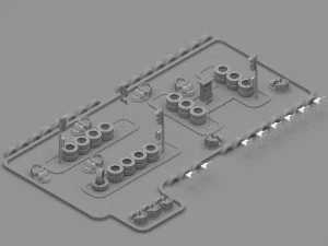 Kids Car Track 3D Model