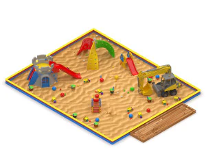 Sand Box 3D Model