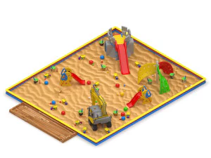Sand Box 3D Model