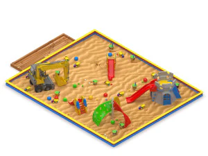 Sand Box 3D Model