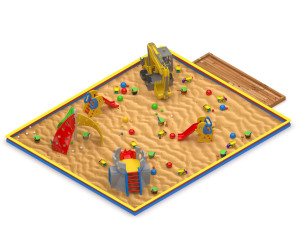 Sand Box 3D Модель