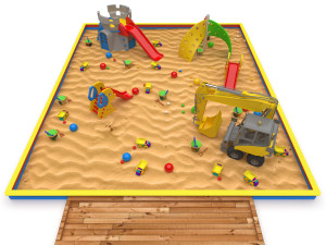 Sand Box 3D Модель