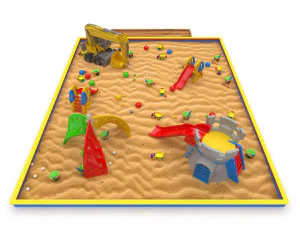 Sand Box 3D Model