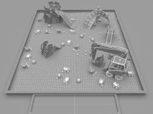 Sand Box 3D Model