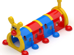 Snail Children Play 3D Model