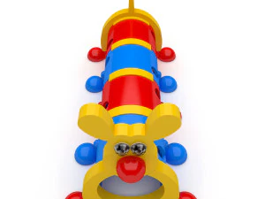 Snail Children Play 3D Model