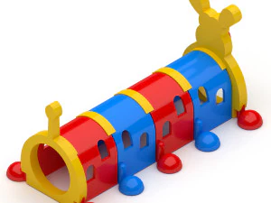 Snail Children Play 3D Model