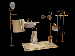 Bathroom Accessories Collection - 175 Items 3Dモデル