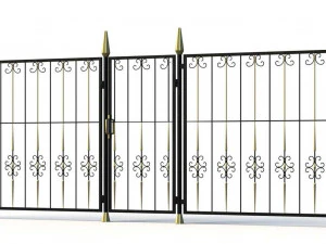 Fence Collection - 43 Items 3D Model