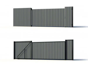 Fence Collection - 43 Items 3D Model